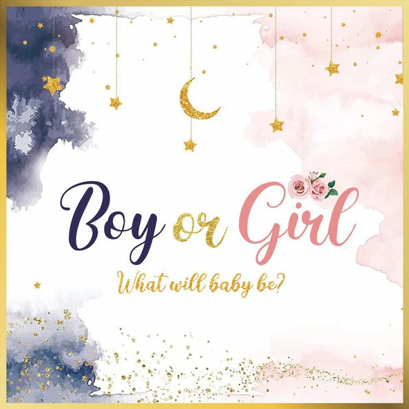 Party & Box Gender Guess Party Star Baby